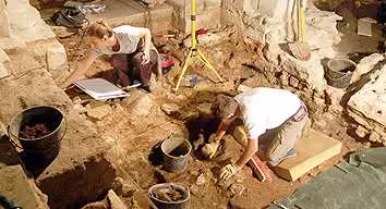 Fouille archéologique
